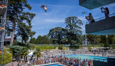Sport à Lancy: les plongeurs de l’extrême défient la gravité