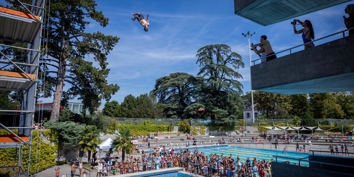 Sport à Lancy: les plongeurs de l’extrême défient la gravité