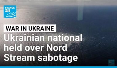 Ukrainian national arrested over 2022 Nord Stream pipeline blasts • FRANCE 24 English