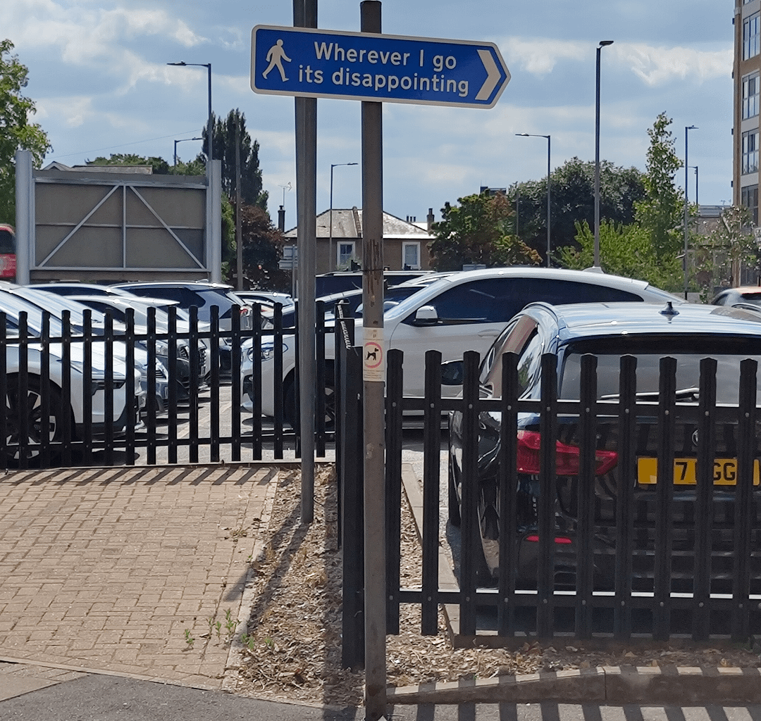 Disappointed man in Kingston