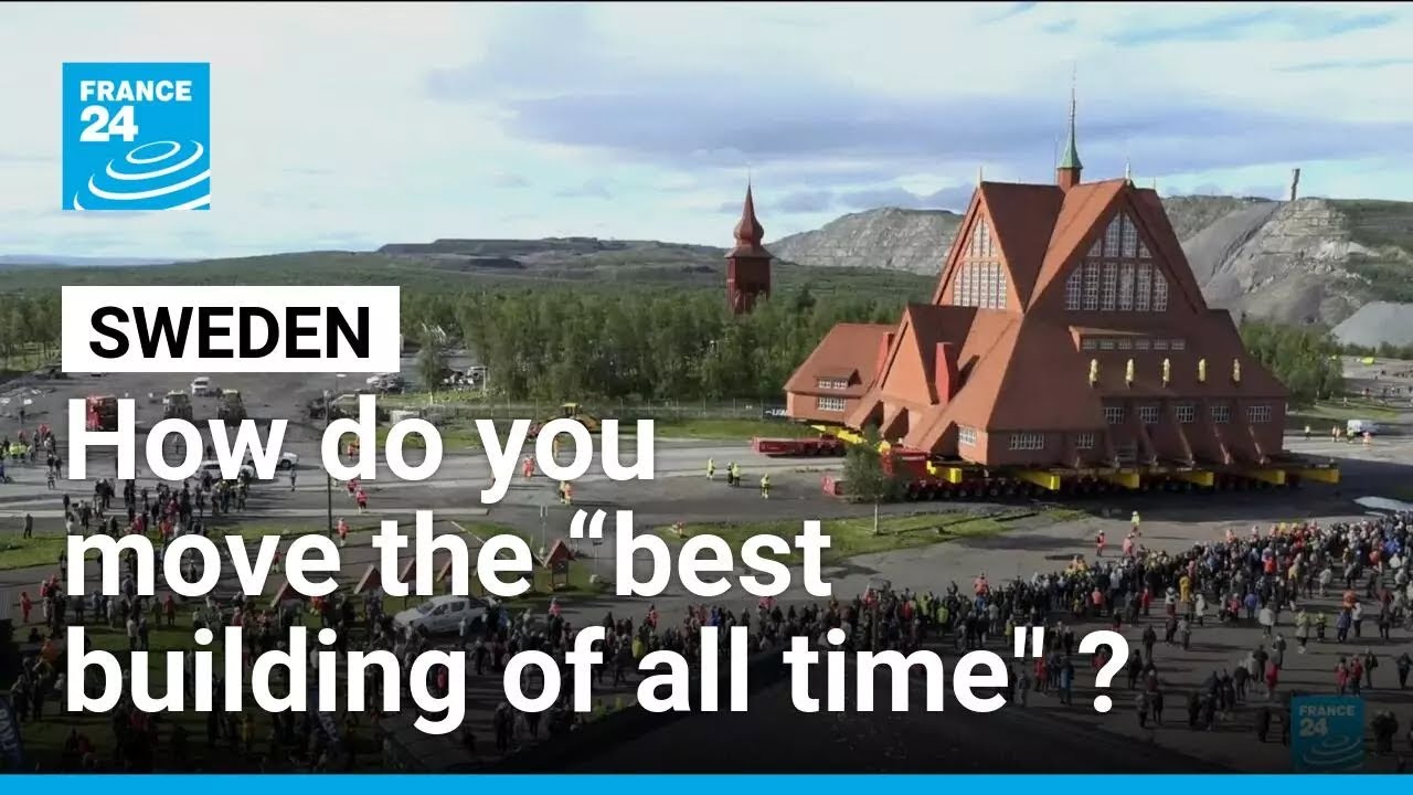 This Swedish church is moving 3 miles down the road • FRANCE 24 English