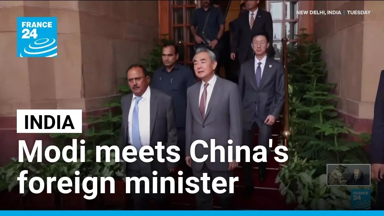 India's Modi meets China's foreign minister as Asian powers rebuild ties • FRANCE 24 English