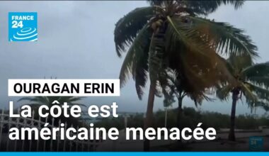 L'ouragan Erin progresse dans les Caraïbes, menace la côte est américaine • FRANCE 24