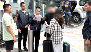 Korean Goldfinger's warm welcome by Technology and Crime Suppression police at Suvarnabhumi 