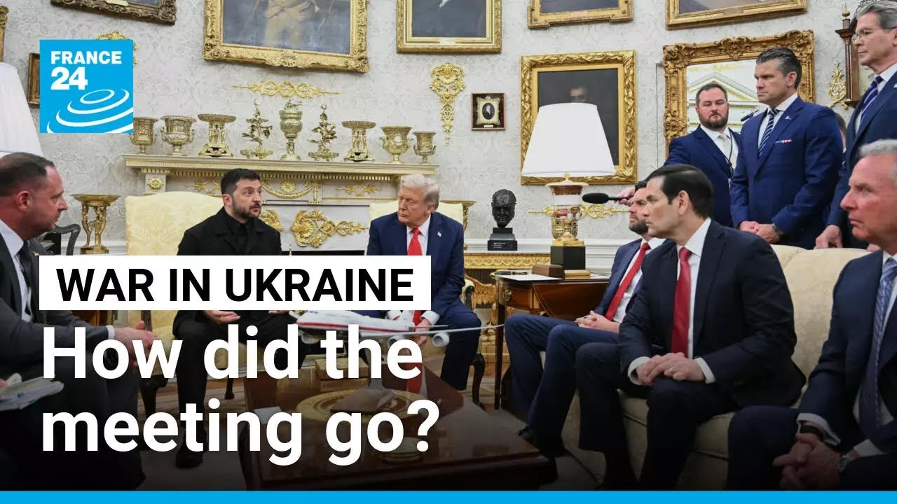 Ukraine: How did the meeting between Trump, Zelensky and European leaders go? • FRANCE 24 English