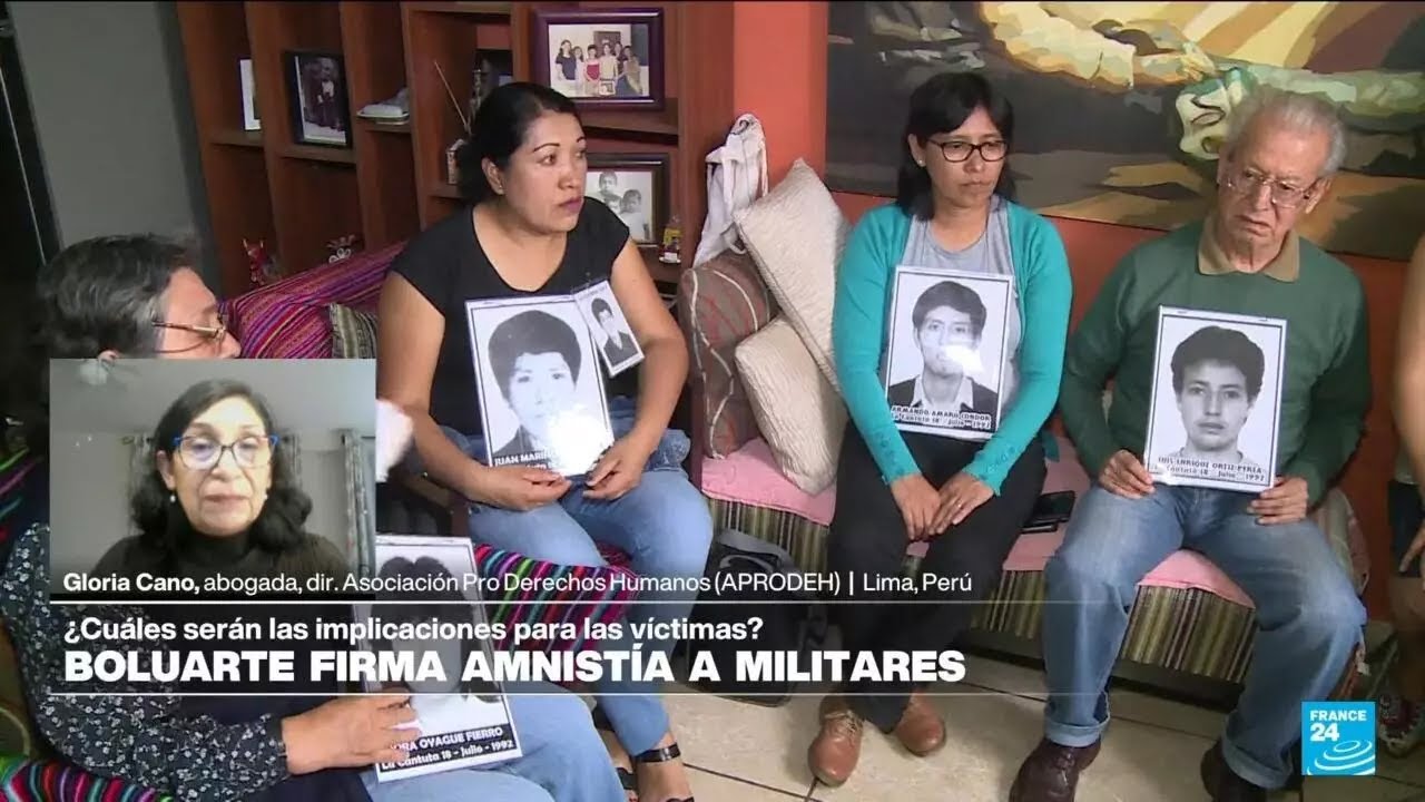 Perú: ley de amnistía despierta temores de impunidad y críticas internacionales • FRANCE 24