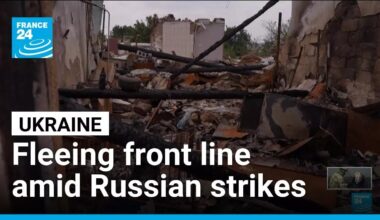 Ukrainians flee front line amid Russian drone strikes • FRANCE 24 English