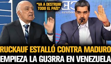 RUCKAUF ESTALLÓ CONTRA MADURO TRAS EMPEZAR LO PEOR EN VENEZUELA