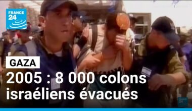 15 août 2005 : il y a 20 ans, 8 000 colons israéliens étaient évacués de Gaza • FRANCE 24