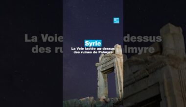 Timelapse de la Voie lactée au-dessus des ruines de Palmyre en Syrie • FRANCE 24