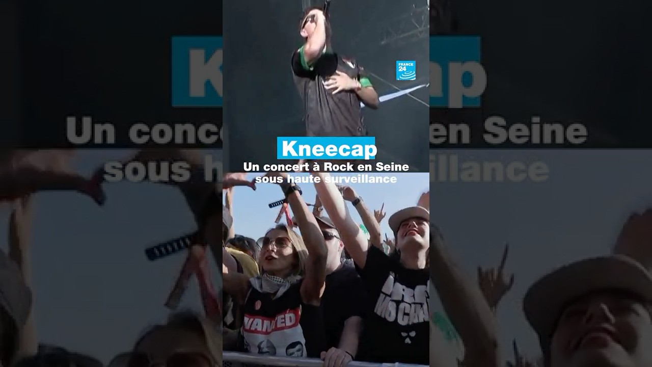 Kneecap à Rock en Seine : un concert sous haute surveillance • FRANCE 24
