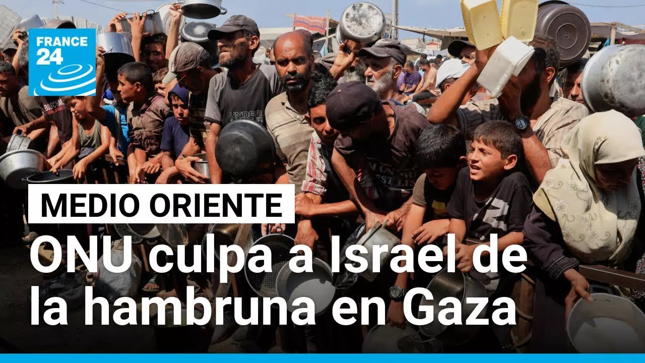 Una hambruna "provocada por Israel" se expande en Gaza, según la ONU • FRANCE 24 Español