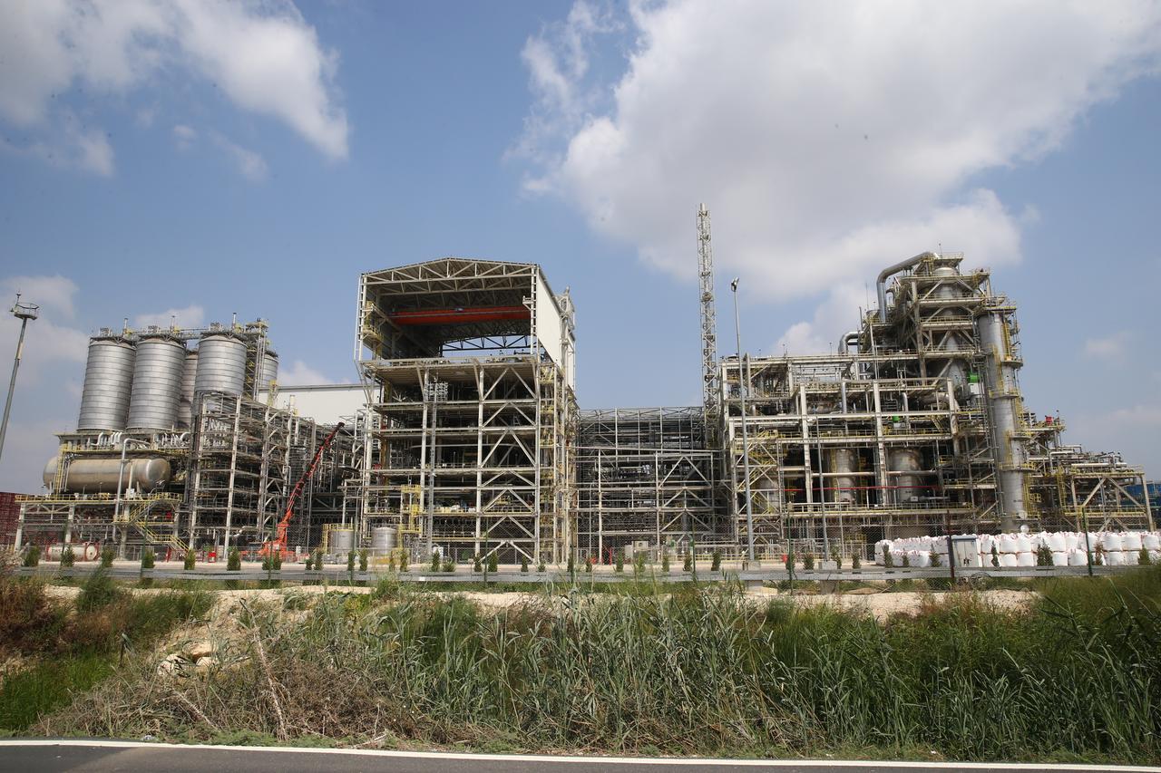 The exterior of SASA Polyester’s production plant in Adana, Türkiye, August 26, 2025. (AA Photo)