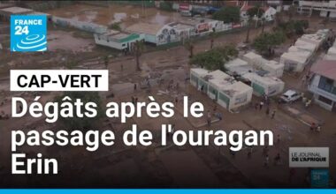 Cap-Vert : dégâts après le passage de la tempête tropicale Erin • FRANCE 24