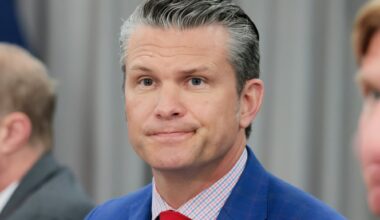 A portrait image of Pete Hegseth.