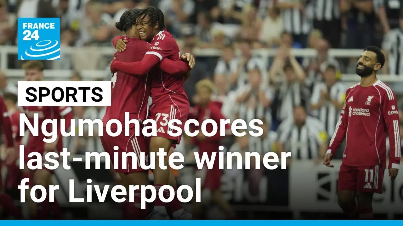 16-year-old Rio Ngumoha scores last-minute winner as Liverpool beat Newcastle • FRANCE 24 English