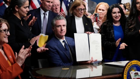 'They fired the first shot': Newsom signs bill to put redistricting to California's voters – video