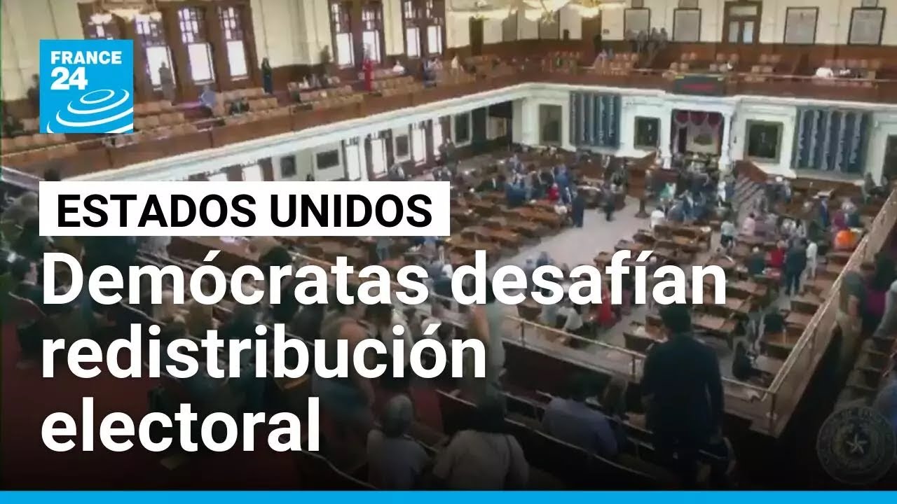 Demócratas de Texas desafían plan de redistribución electoral impulsado por Trump • FRANCE 24