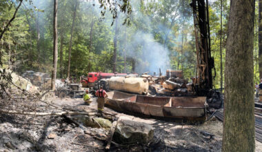 Natural gas, crude oil ignited at orphan well site | News, Sports, Jobs