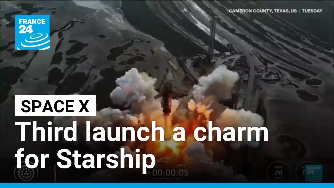 SpaceX's Starship passes development test after two failed attempts • FRANCE 24 English
