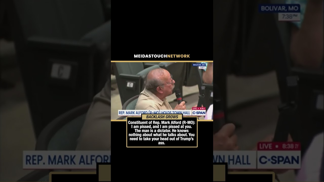 Missouri Voter BLASTS Republican Rep: TAKE YOUR HEAD OUT OF TRUMP'S A$$!!!