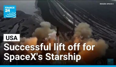 Latest launch of SpaceX's Starship successfully deploys 8 dummy satellites • FRANCE 24 English