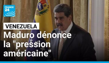 Maduro fustige la présence de navires américains près des côtes du Venezuela • FRANCE 24