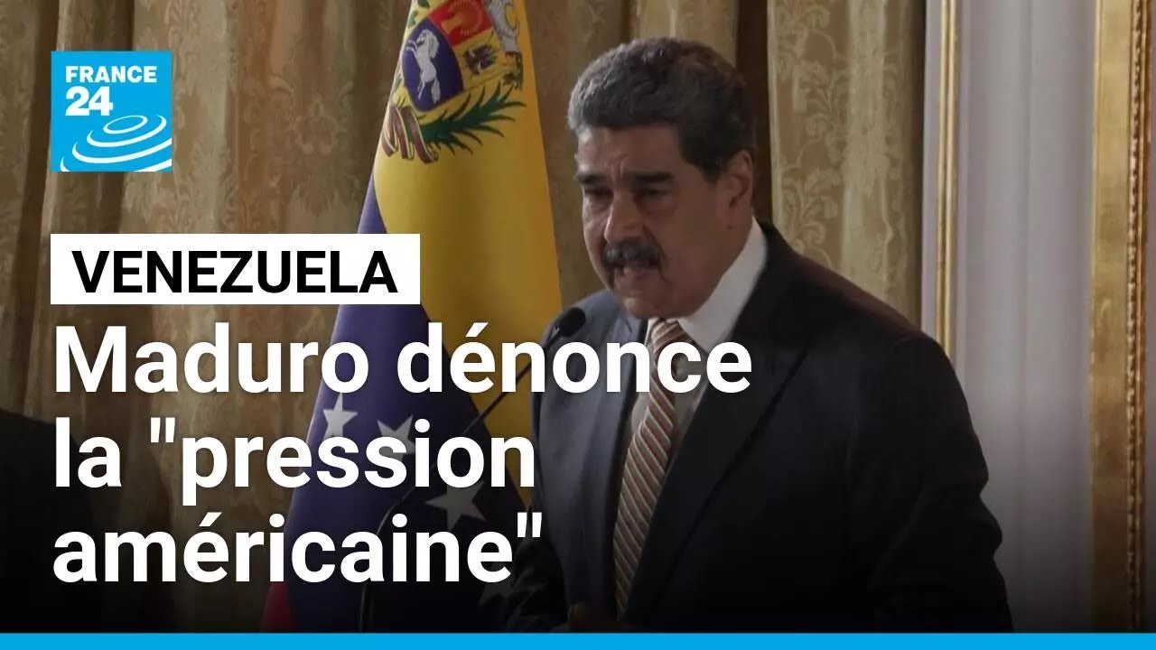 Maduro fustige la présence de navires américains près des côtes du Venezuela • FRANCE 24