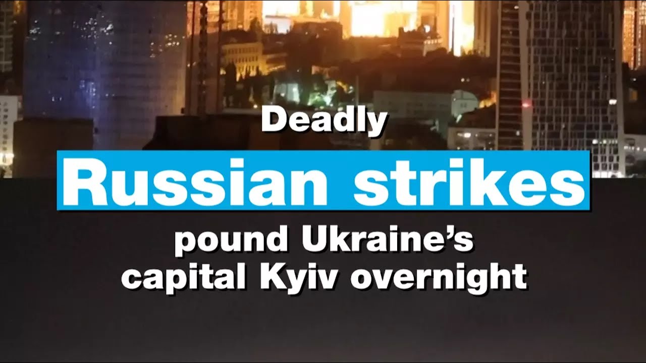 Deadly Russian strikes pound Ukraine's capital Kyiv overnight • FRANCE 24 English