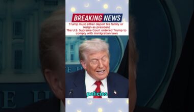 Trump must either deport his family orresign as president