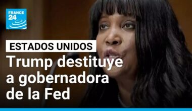 Trump acusa a Lisa Cook de fraude hipotecario y la destituye de la Reserva Federal