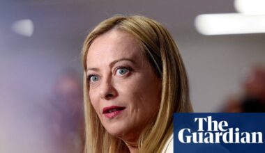 Giorgia Meloni ‘disgusted’ at posting of photos of her and other women on porn site | Giorgia Meloni