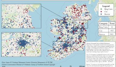 [OC] Distribution of Prehistoric Burial Sites In Ireland