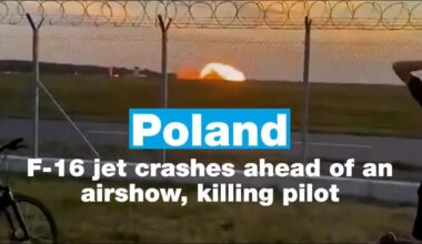 Poland: F-16 jet crashes ahead of air show, killing pilot • FRANCE 24 English