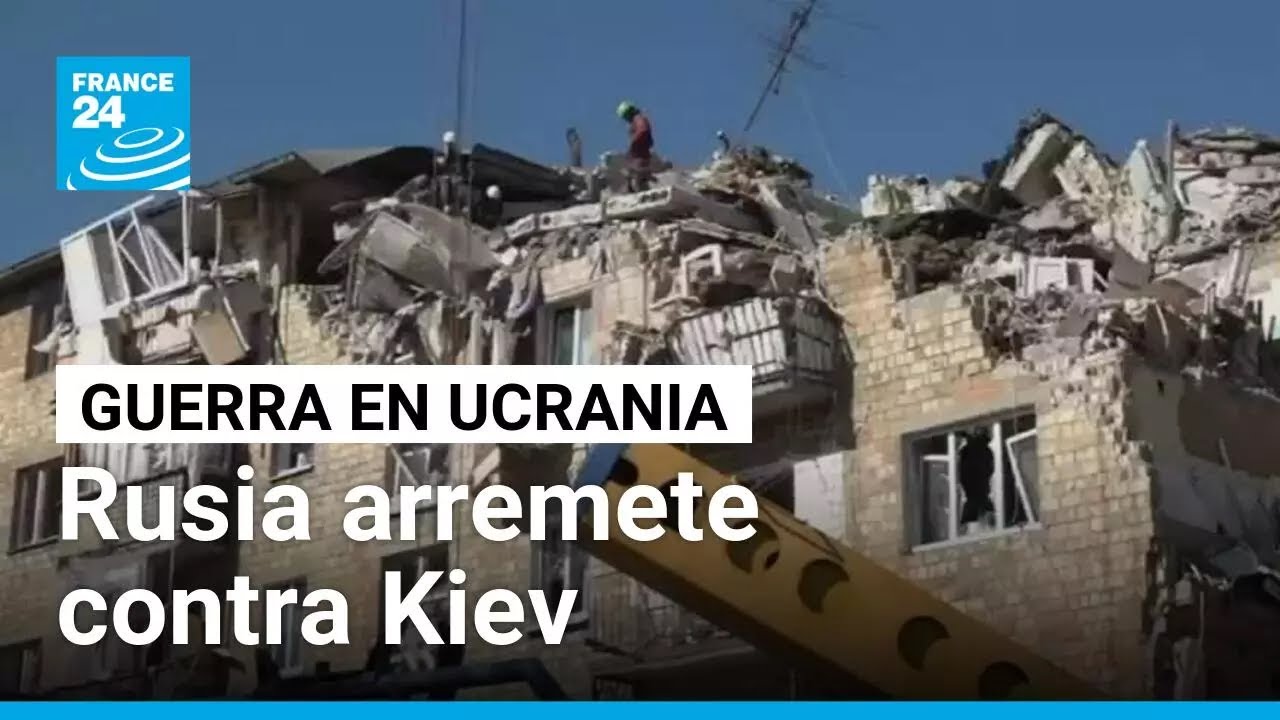 Guerra en Ucrania: Rusia lanzó el mayor ataque a Kiev en semanas