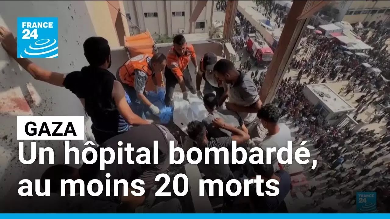 Gaza : Israël frappe l'hôpital Nasser, les condamnations se multiplient • FRANCE 24