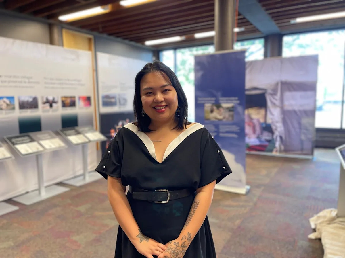 Experience refugee journey through travelling exhibit at Fredericton library