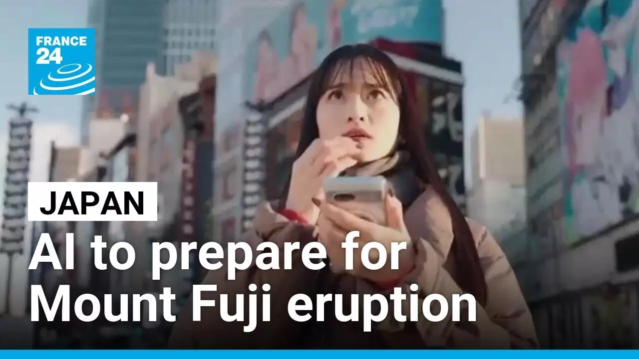 An AI simulation of a Mount Fuji eruption is being used to prepare Tokyo for the worst • FRANCE 24