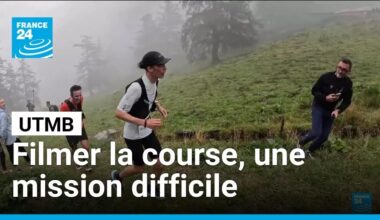 Ultra-Trail du Mont-Blanc : filmer la course, une mission difficile • FRANCE 24