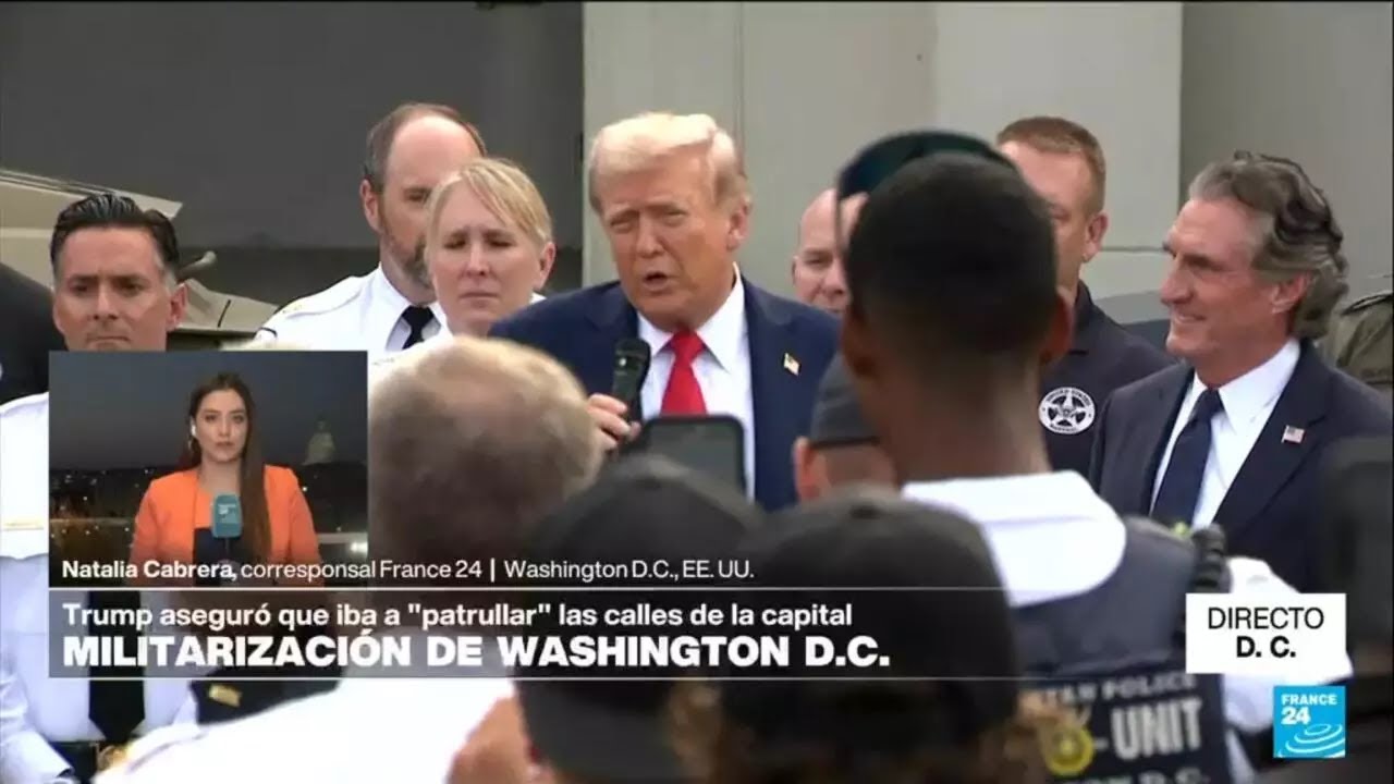 Directo D. C. y la militarización de la capital estadounidense • FRANCE 24 Español
