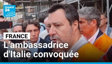 Propos "inacceptables" de Salvini sur Macron : l'ambassadrice d'Italie convoquée • FRANCE 24