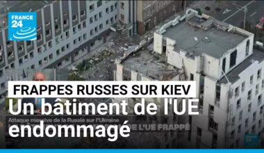Frappes russes sur Kiev : le bâtiment de la mission de l'UE touché • FRANCE 24