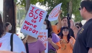 Protesters rally at Los Angeles-area Home Depot locations against ongoing ICE raids