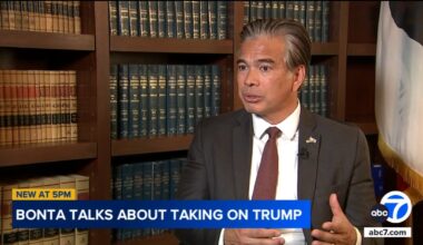 California AG Rob Bonta accuses Trump administration of violating law at unprecedented pace, citing 39 lawsuits filed