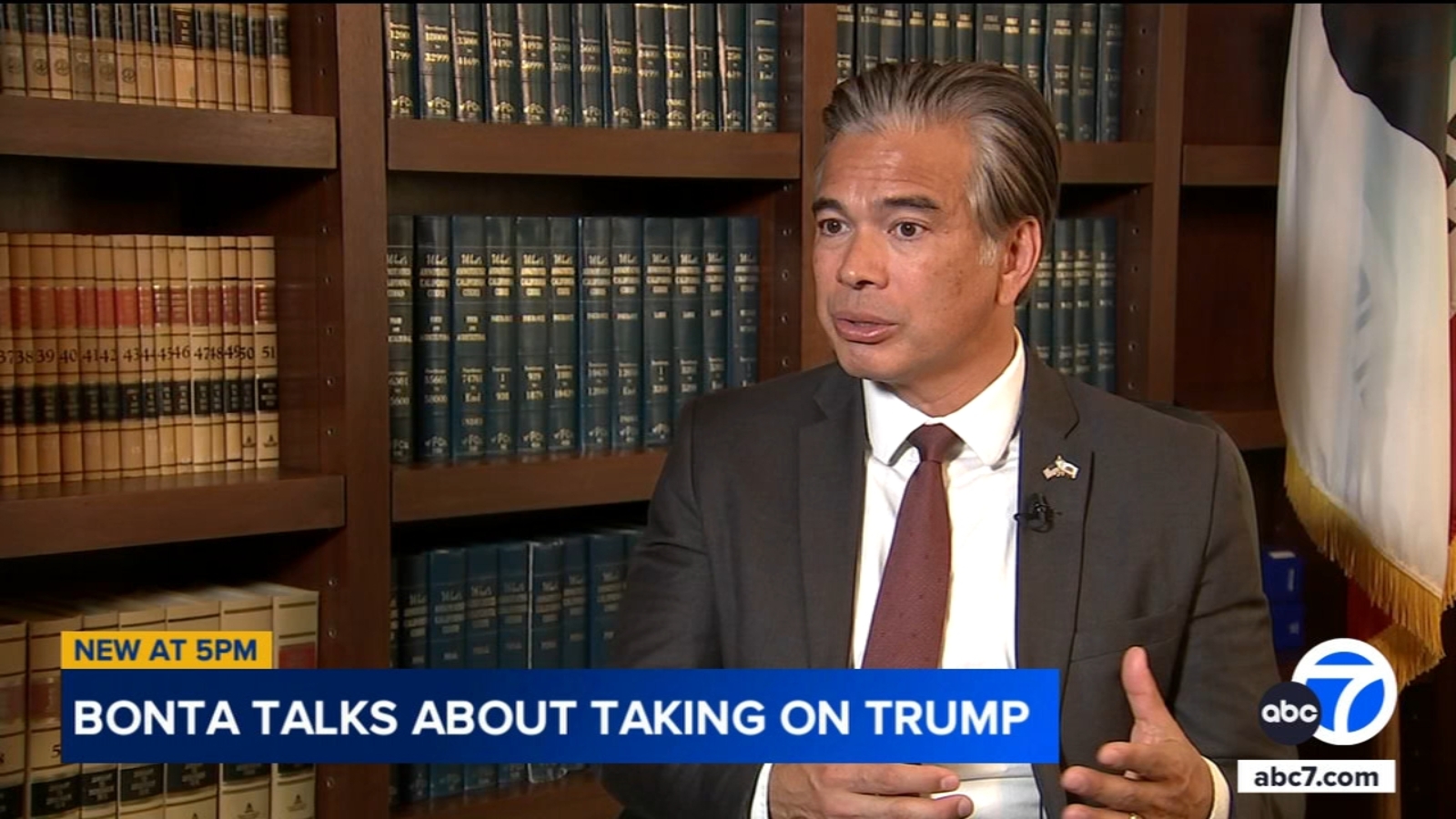 California AG Rob Bonta accuses Trump administration of violating law at unprecedented pace, citing 39 lawsuits filed