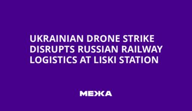 Ukrainian Drone Strike Disrupts Russian Railway Logistics at Liski Station