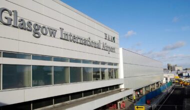 Austrian Airlines flight makes emergency landing at Glasgow Airport