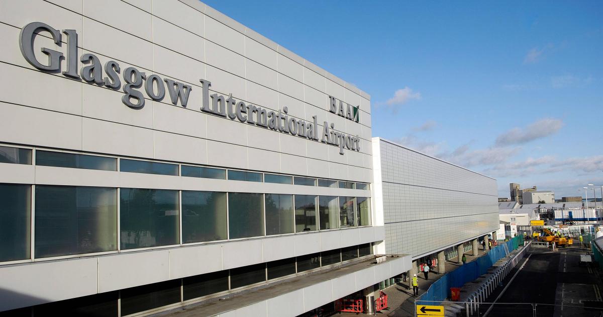 Austrian Airlines flight makes emergency landing at Glasgow Airport