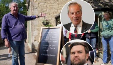 Nigel Farage and JD Vance 'to meet' at Jeremy Clarkson pub