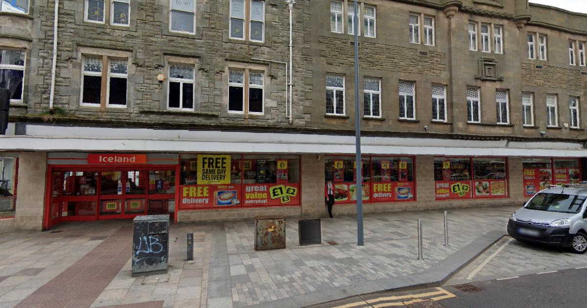 Iceland plan changes to branch on Irvine High Street